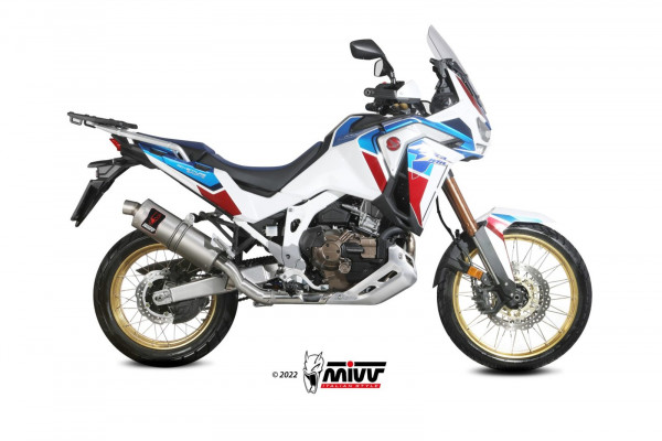 Auspuff MiVV Dakar oval Honda CRF 1100 L Africa Twin Bj 2020 bis 2023