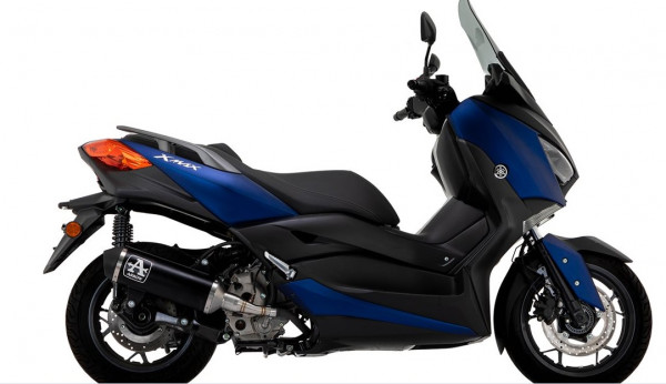 Auspuff Arrow Urban Black KAT passend für Yamaha XMAX 300 Bj 2021 bis 2024