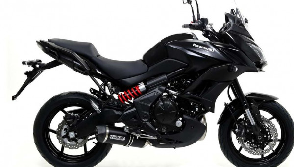 Auspuff Arrow Race Tech Carbonendkappe KAT passend für Kawasaki Versys 650 Bj 2015 bis 2016