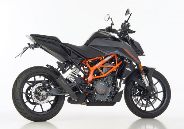 Auspuff Shark RCT schwarz rund KTM Duke 390 Bj 2021 bis 2023