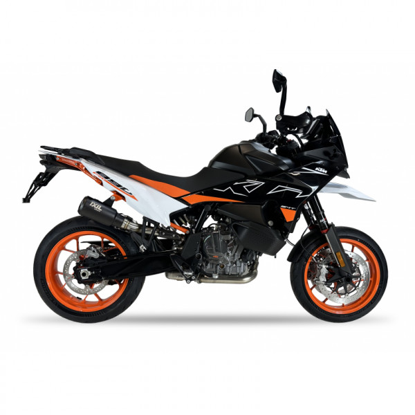 Auspuff Ixil RB schwarz rund passend für KTM 890 SMT Bj 2023 bis 2024