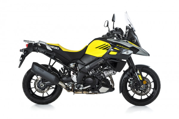 Auspuff BOS Desert Fox passend für Suzuki DL 1000 V Strom Bj 2017 bis 2020