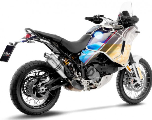 Auspuff Leovince EVO Edelstahl Ducati Desert X 950 Bj 2022 bis 2024