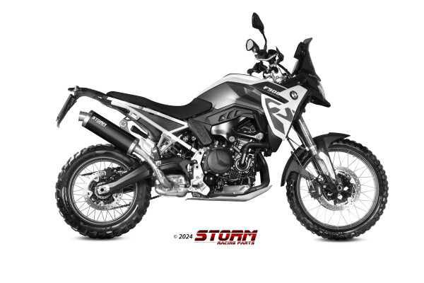 Auspuff Storm oval 400 mm passend für BMW F 900 GS Bj 2024