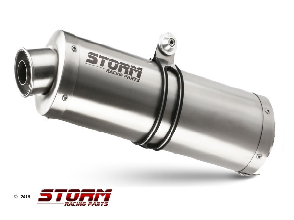 Auspuff Storm oval 400 mm Honda CBR 900 RR Bj 1992 bis 1995