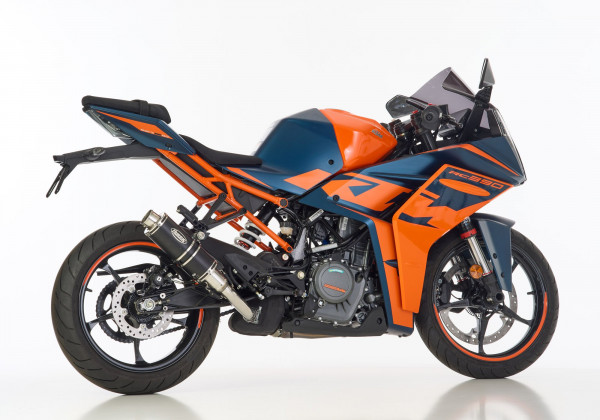 Auspuff Hurric Supersport rund KTM RC 390 Bj 2021 bis 2024