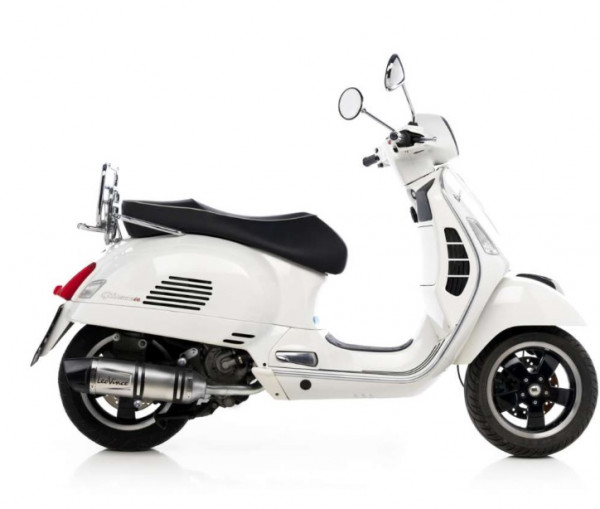 Auspuff Leovince EVO Edelstahl KAT passend für Vespa GTS 250 i.e. GTV 250 i.e. Bj 2005 bis 2013