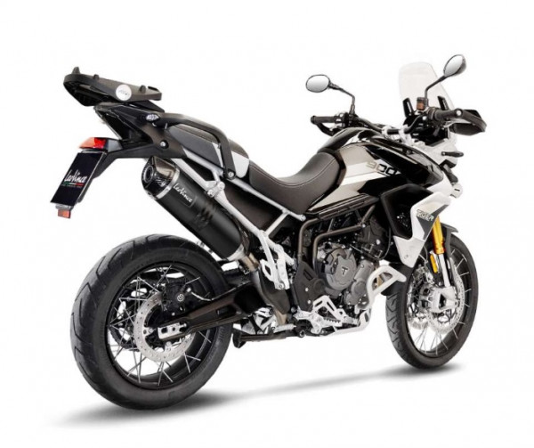 Auspuff Leovince EVO Black Edition Triumph Tiger 900 Bj 2020 bis 2023