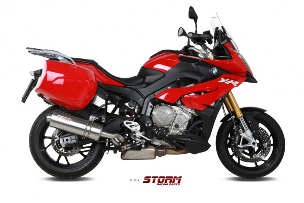 Auspuff Storm oval 400 mm passend für BMW S 1000 XR Bj 2015 bis 2019