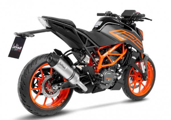 Auspuff Leovince EVO Edelstahl KTM Duke 125 Duke 390 Bj 2021 bis 2023