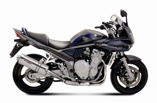 Auspuff Storm oval 400 mm passend für Suzuki GSF 1250 Bandit Bj 2007 bis 2016