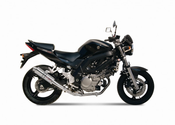 Auspuff Storm GP rund 300 mm KAT passend für Suzuki SV 650 Bj 2004 bis 2015