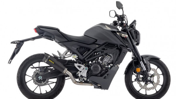 Auspuff Arrow X Kone schwarz KAT passend für Honda CB 125 R Bj 2024