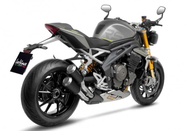 Auspuff Leovince LV-10 Black Edition passend für Triumph Speed Triple 1200 RR 1200 RS Bj 2021 bis 20