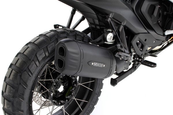 Auspuff BOS Desert Fox Double D Black Edition BMW R 1300 GS Bj 2023 bis 2024