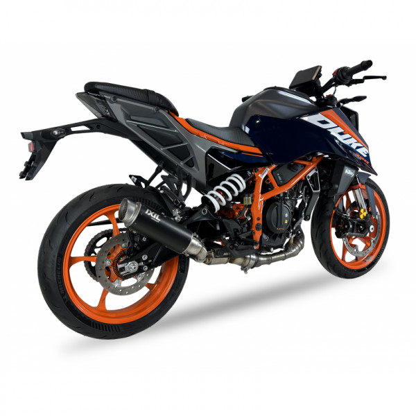 Auspuff Ixil RC3B schwarz rund KTM Duke 125 Duke 390 Bj 2024