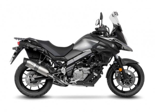 Auspuff Leovince Evo Edelstahl KAT Suzuki DL 650 V-Strom / XT Bj 2017 bis 2024